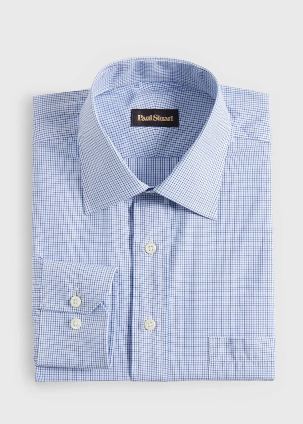 Micro Graph Check Dress Shirt
