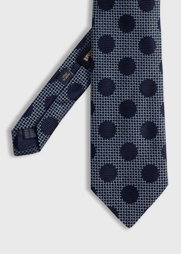 Micro Jacquard Dot Tie
