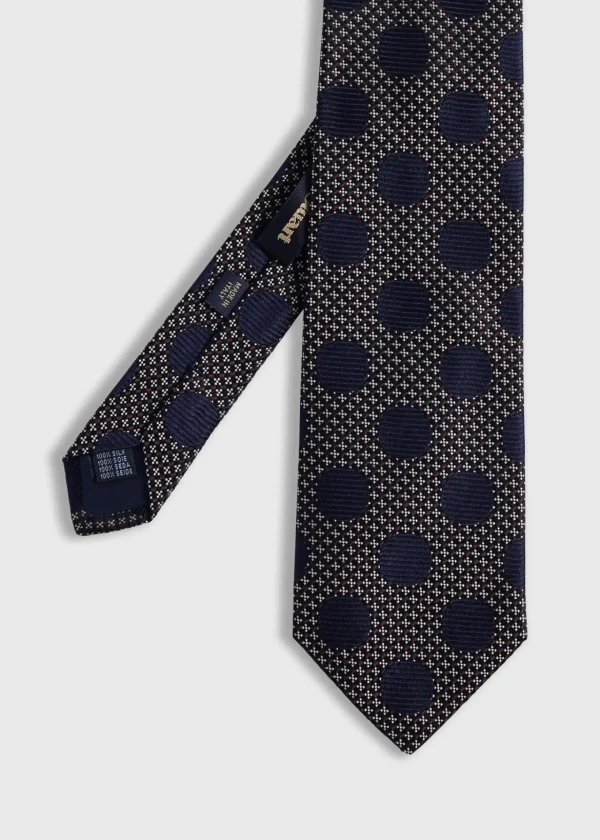 Micro Jacquard Dot Tie