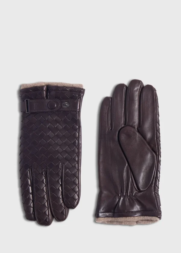 Nappa Leather Cross Stitch Glove