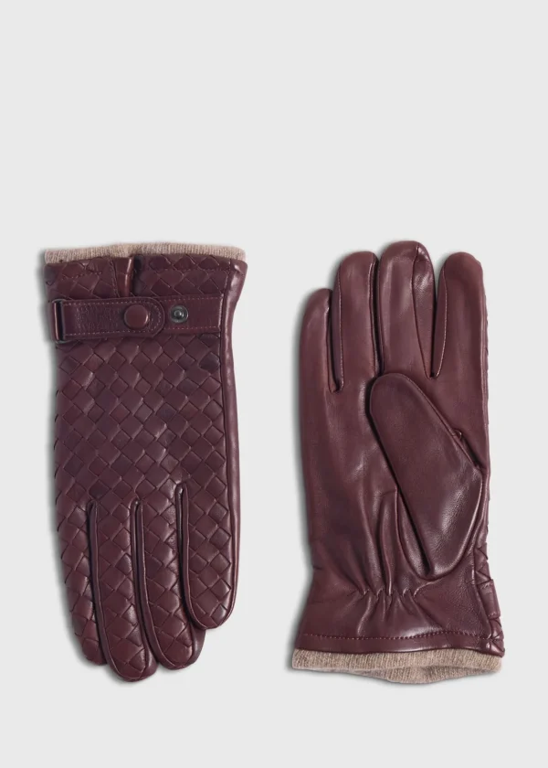 Nappa Leather Cross Stitch Glove
