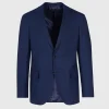 Navy Plaid Summer Jacket