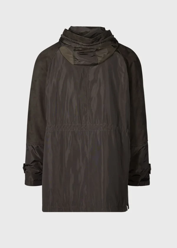 Nylon And Nubuck Parka