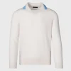 Open Collar Cashmere Sweater