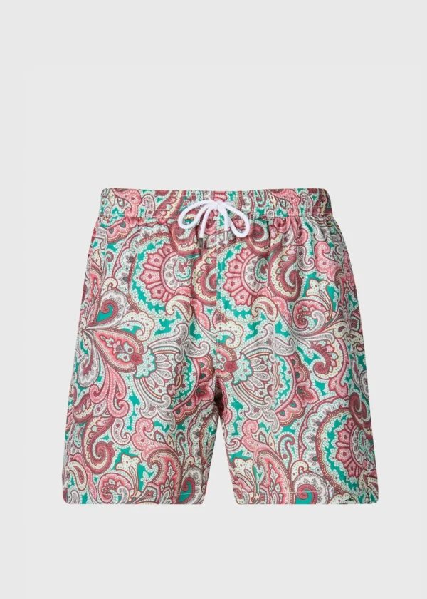 Paisley Print Swim Trunk