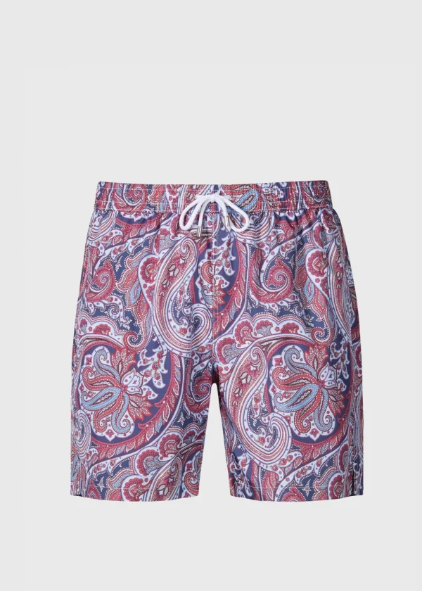 Paisley Print Swim Trunk