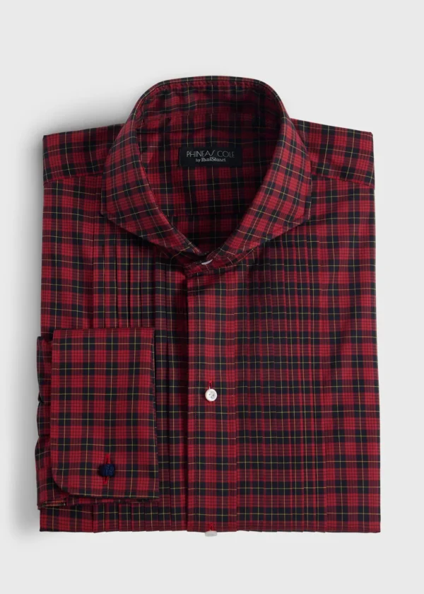 Pleated Front Formal Shirt