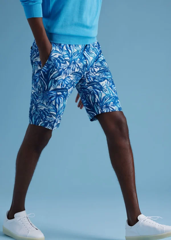 Printed Seersucker Walk Short