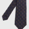 Printed Silk Belts And Bits Tie