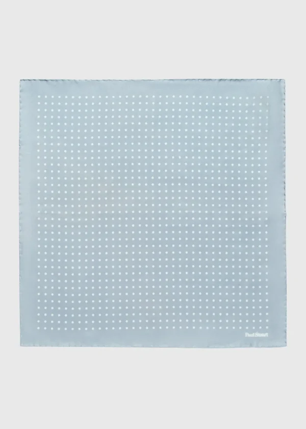 Printed Silk Dot Pocket Square