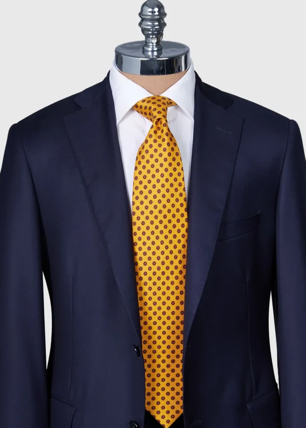 Printed Silk Floral Tie