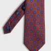 Printed Silk Medallion Tie
