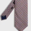 Printed Silk Micro Medallion Tie