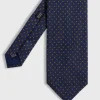Printed Silk Small Pine Tie