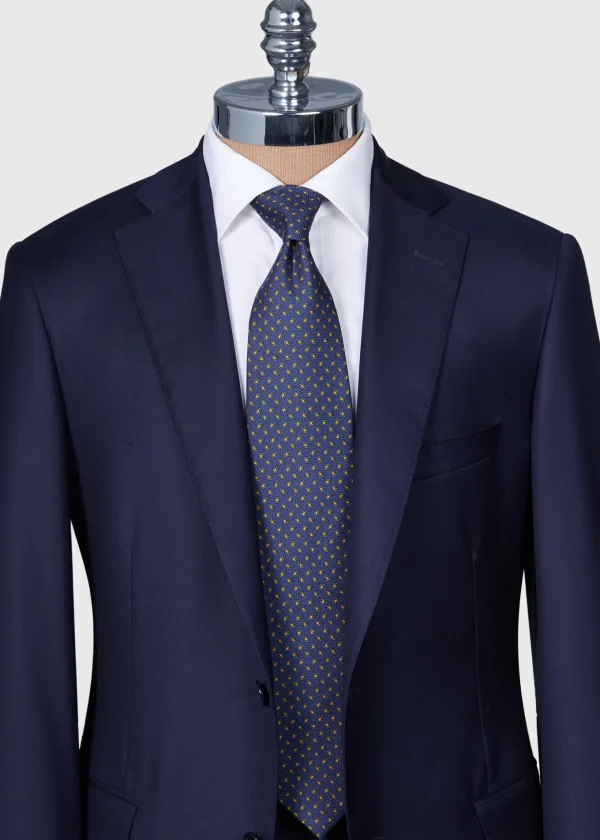Printed Silk Small Pine Tie