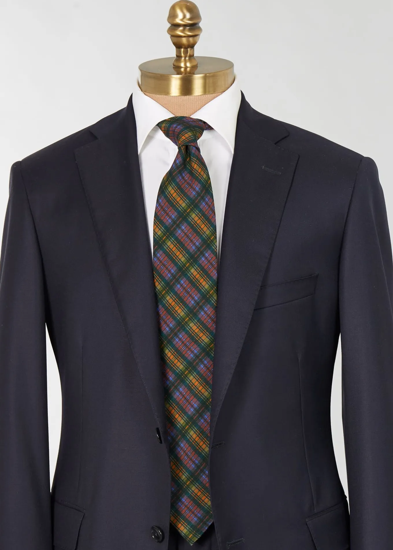 printed_wool_plaid_tie_1.webp Printed Wool Plaid Tie