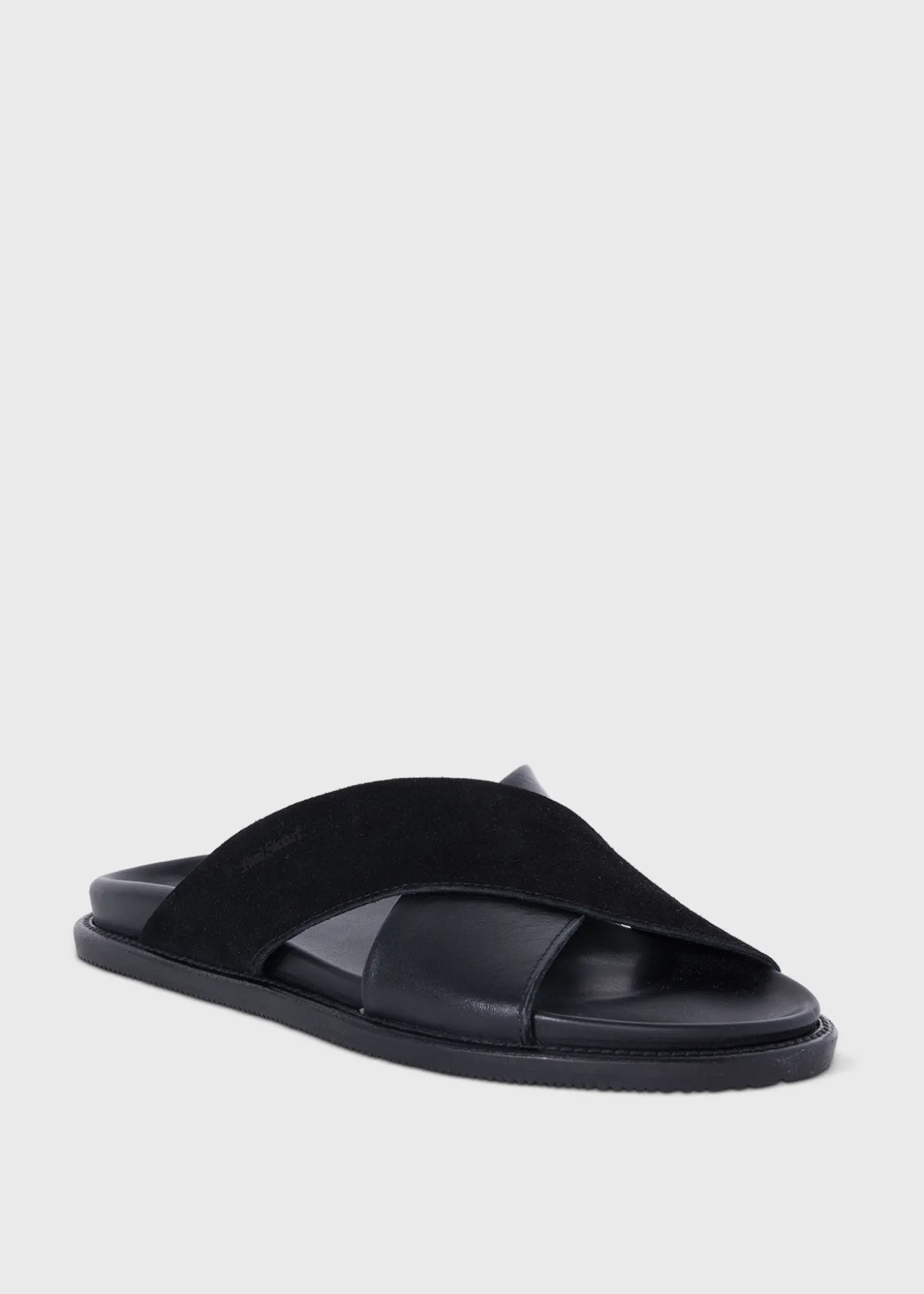 punta_leather__suede_cros_1.webp Punta Leather & Suede Crossover Slide