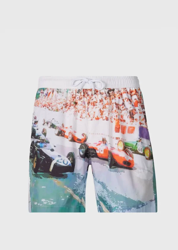 Racing Car Swim Trunk