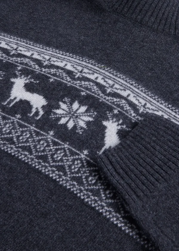 Reindeer & Snowflake Turtleneck
