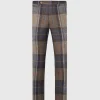 Shetland Wool Plaid Trouser