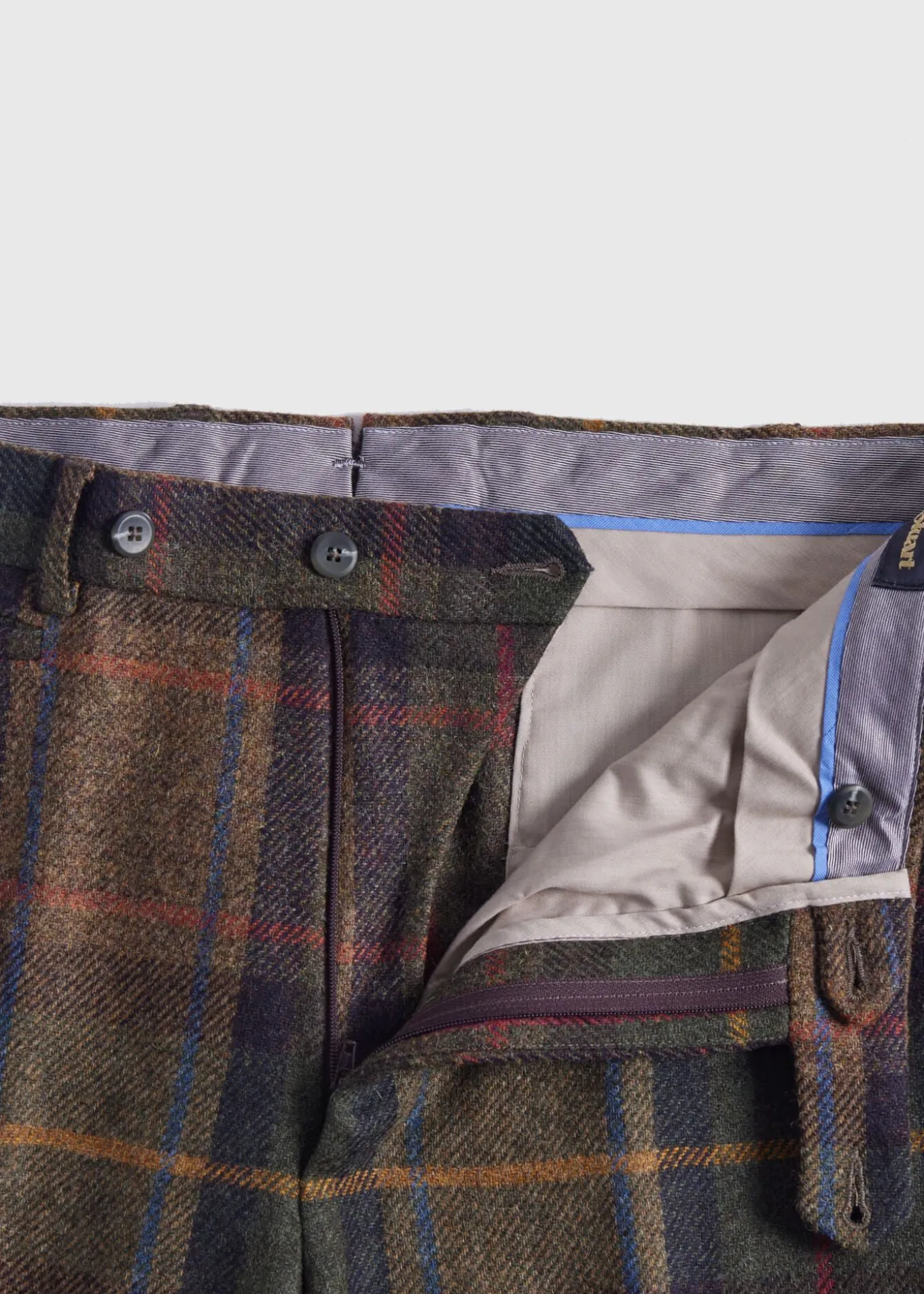 shetland_wool_plaid_trous_1.webp Shetland Wool Plaid Trouser