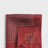 Silk Floral Medallion Pocket Square