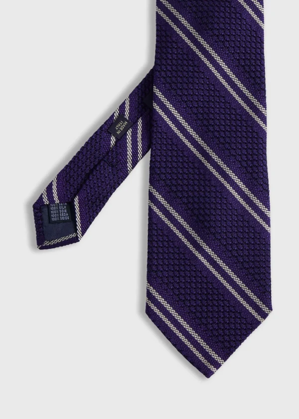 Silk Grenadine Stripe Tie