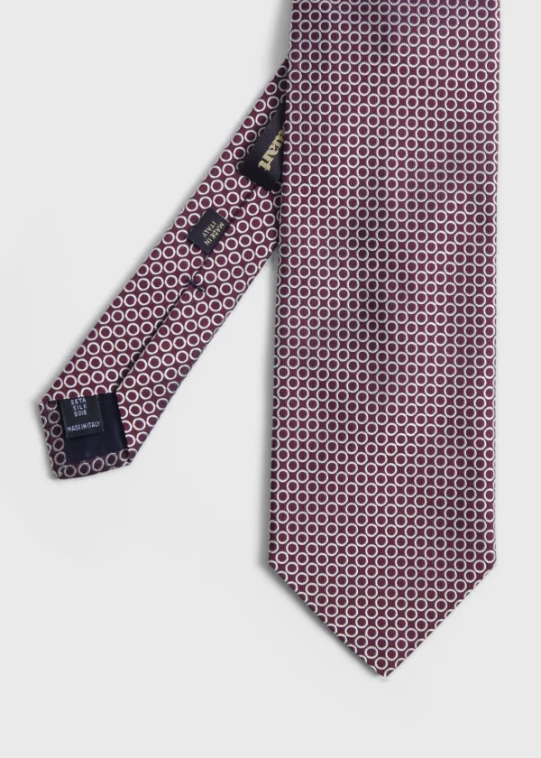 Silk Jacquard Deco Rings Tie
