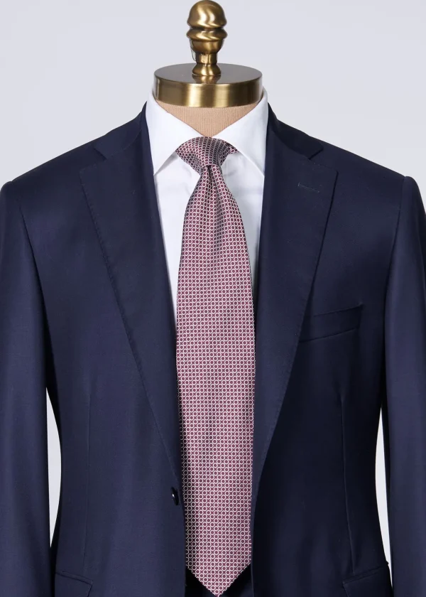 Silk Jacquard Deco Rings Tie