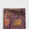 Silk Paisley Pocket Square