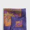 Silk Paisley Pocket Square