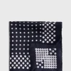 Silk Twill Dot Pocket Square