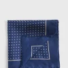 Silk Twill Dot Print Pocket Square