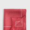 Silk Twill Dot Print Pocket Square