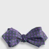 Silk Twill Micro Floral Bow Tie