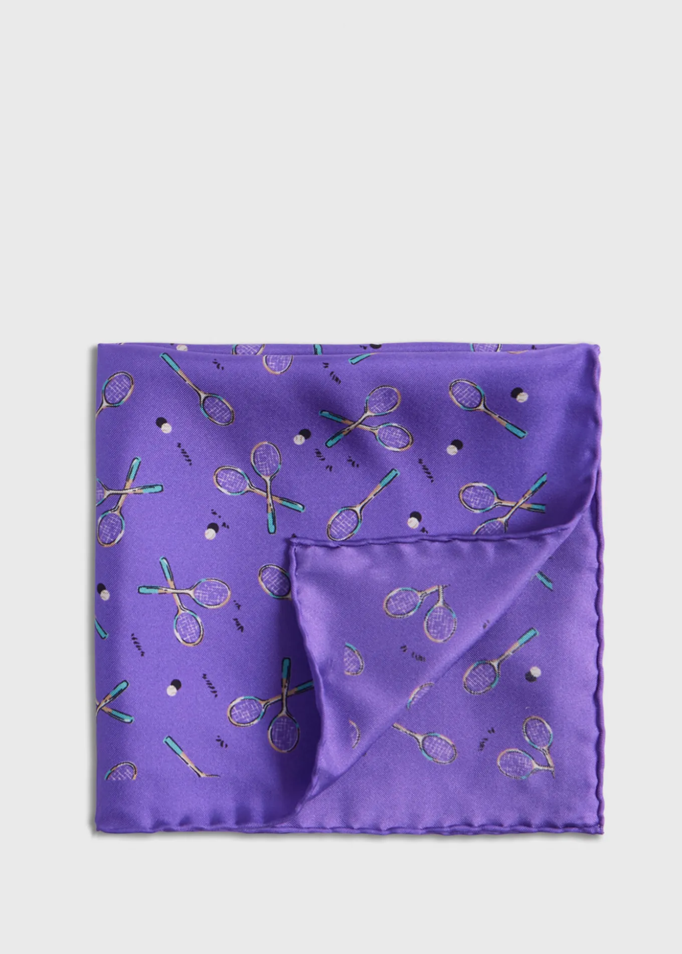 silk_twill_tennis_racket__0.webp Silk Twill Tennis Racket Print Pocket Square