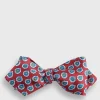 Silk Twill Tossed Paisley Bow TIe