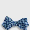 Silk Twill Tossed Paisley Bow TIe