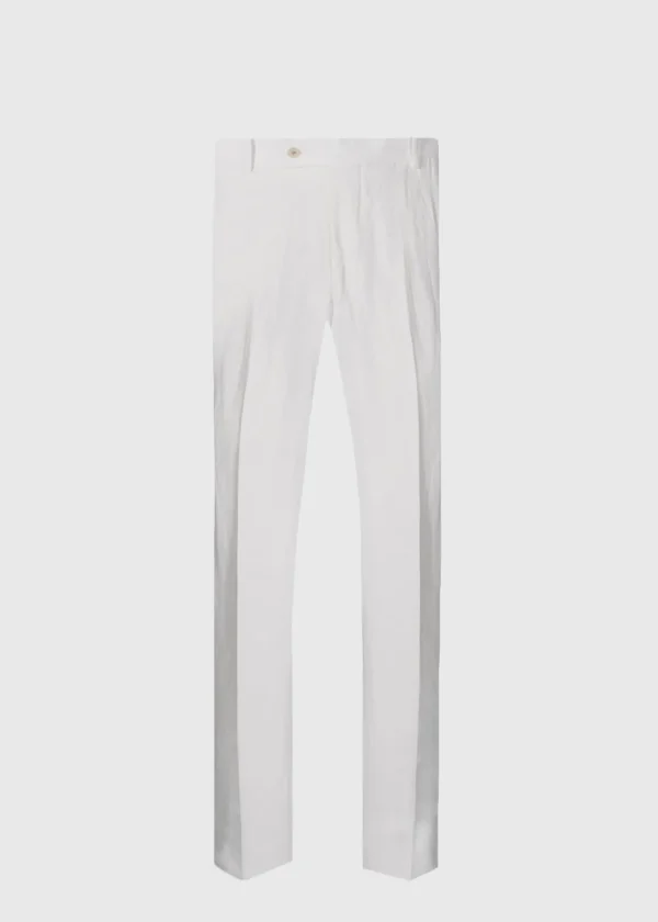 Soft Linen Canvas Dress Trouser