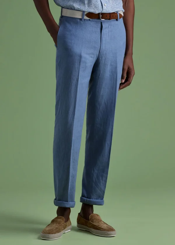 Soft Linen Canvas Dress Trouser