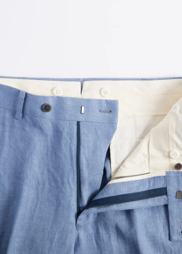 Soft Linen Canvas Dress Trouser