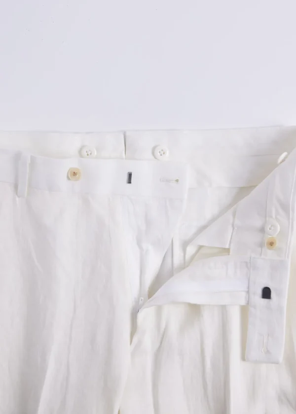 Soft Linen Canvas Dress Trouser