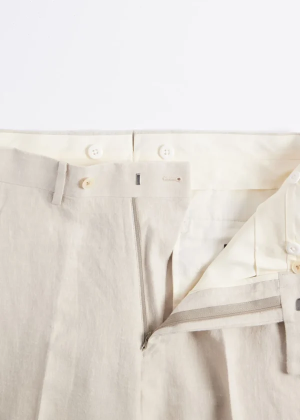 Soft Linen Canvas Dress Trouser