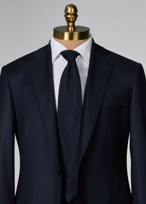 Solid Silk Garza Tie