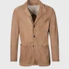 Stand Collar Suede Jacket