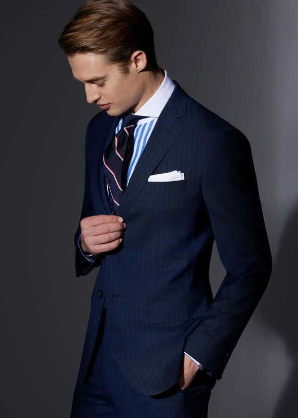 Stripe All Year Wool Suit