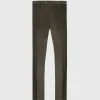 Suede Trimmed Corduroy Trouser