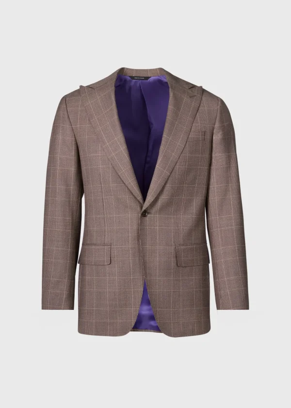 Super 120s Wool Plaid Colman Suit
