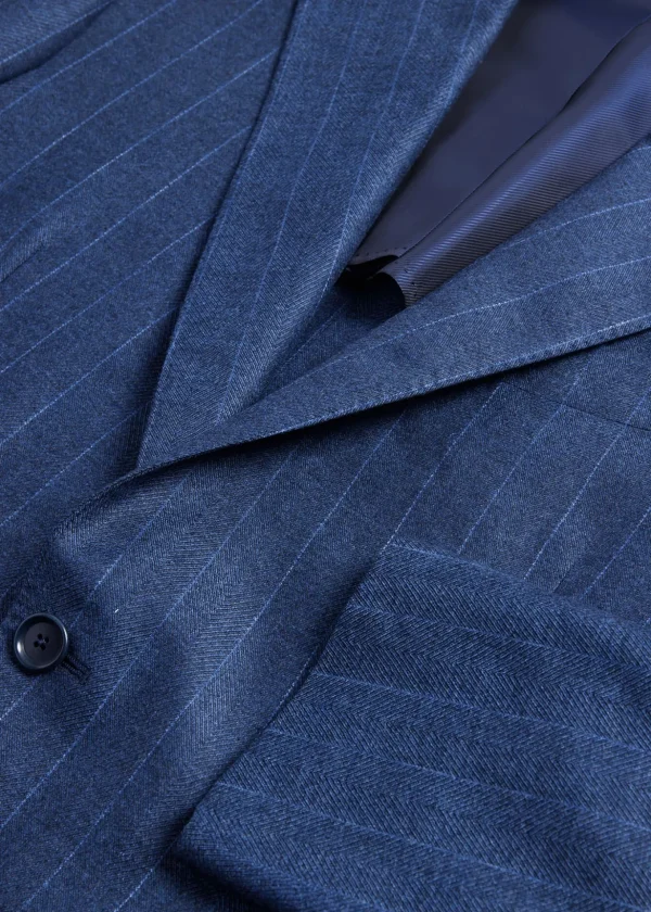 Super 120s Wool Stripe Suit