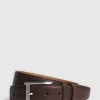 Textured Bison Belt